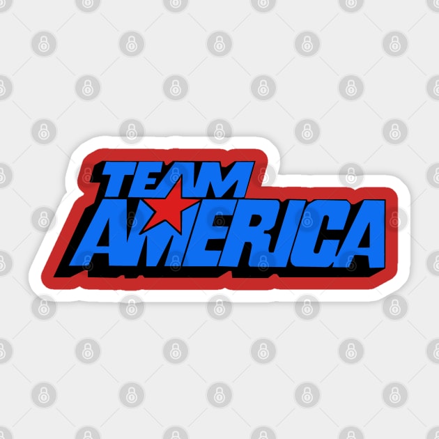 Team America Sticker by Tee Arcade